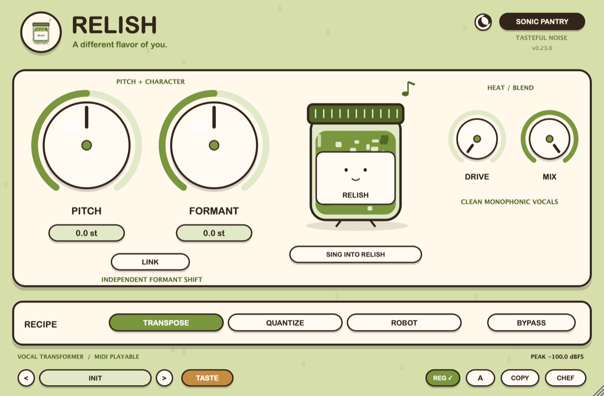 RELISH plugin interface